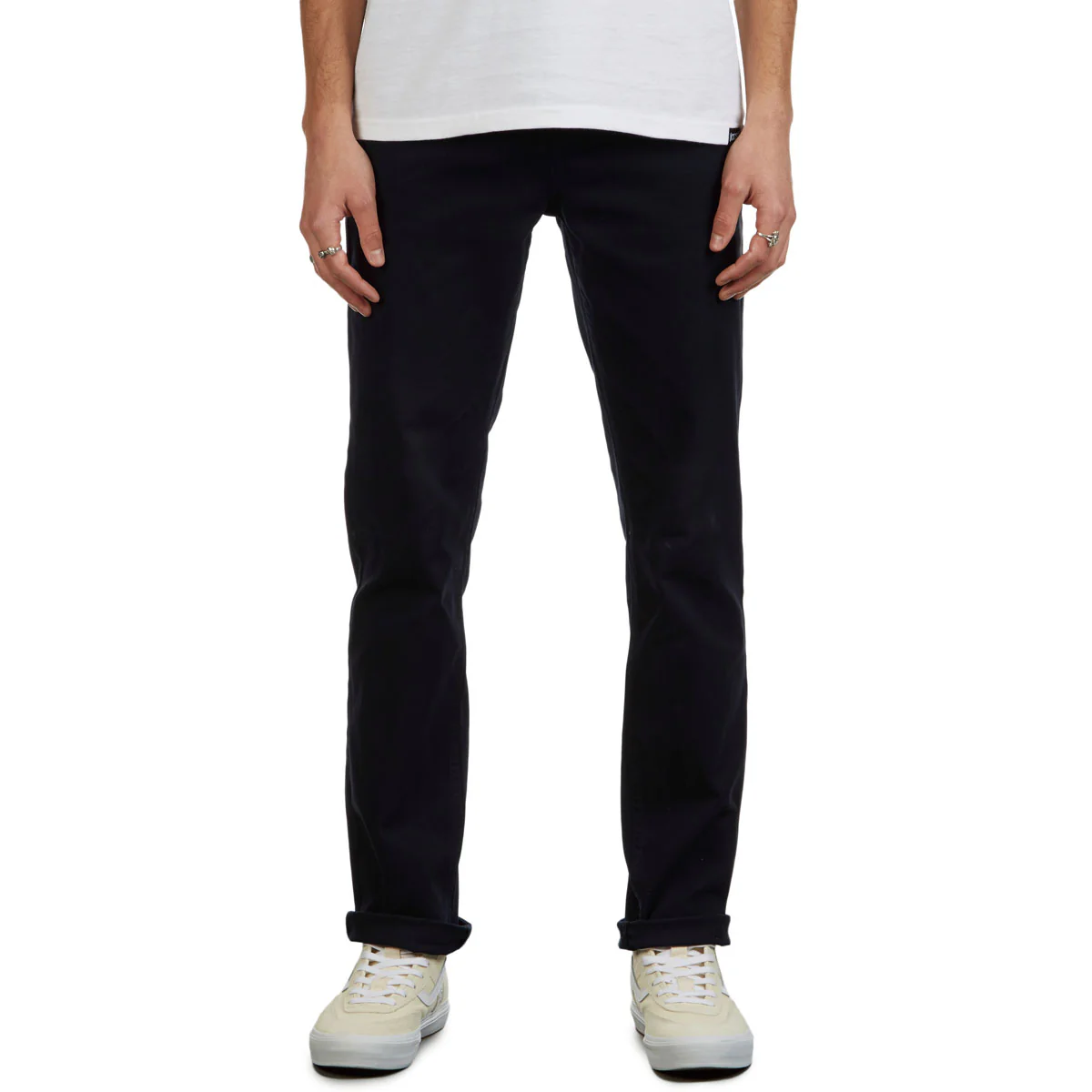 CCS Slim Stretch Chino Pants - Navy - Image 4